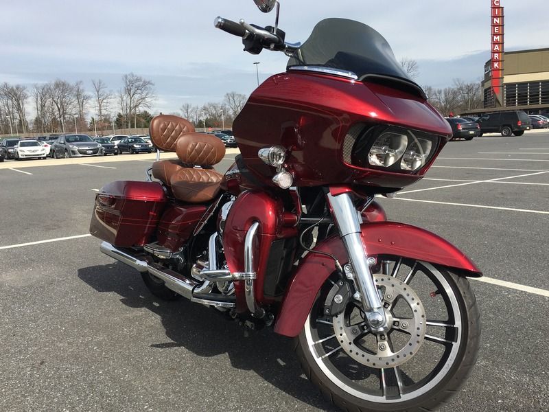 12 inch bars with 12 inch windshield Road Glide